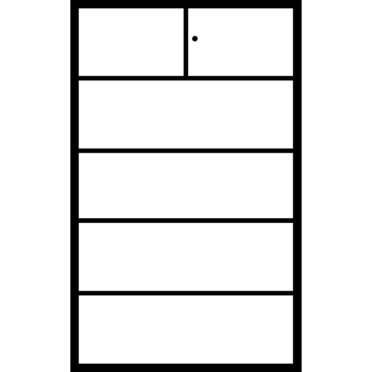 Szafa stalowa, ognioodporna – C+P (Zdjęcie produktu 6)-5