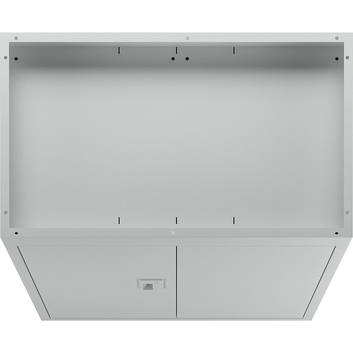 Szafa z drzwiami skrzydłowymi, 2 półki – LISTA (Zdjęcie produktu 5)-4