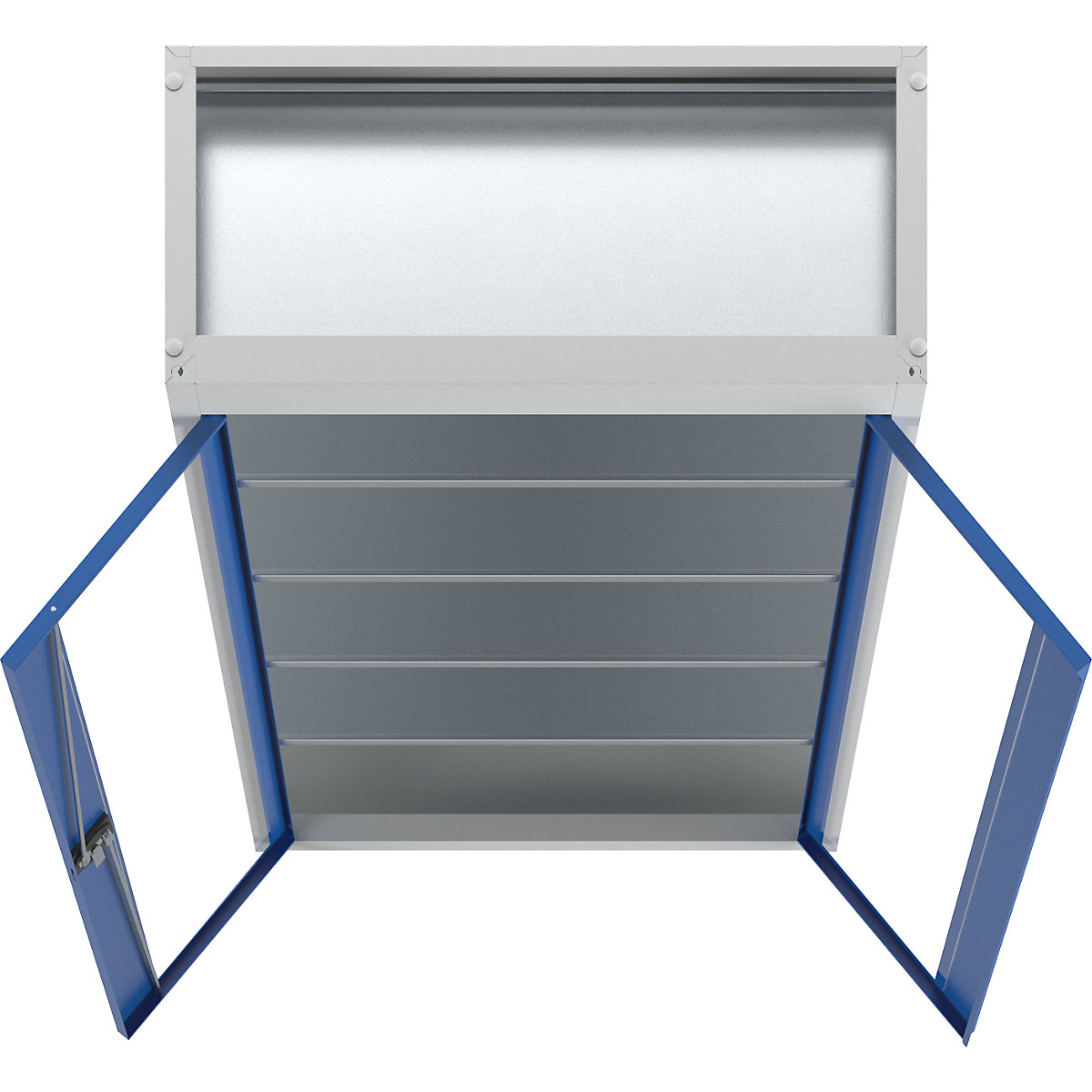 Szafka z drzwiami skrzydłowymi, z okienkami – mauser (Zdjęcie produktu 8)-7