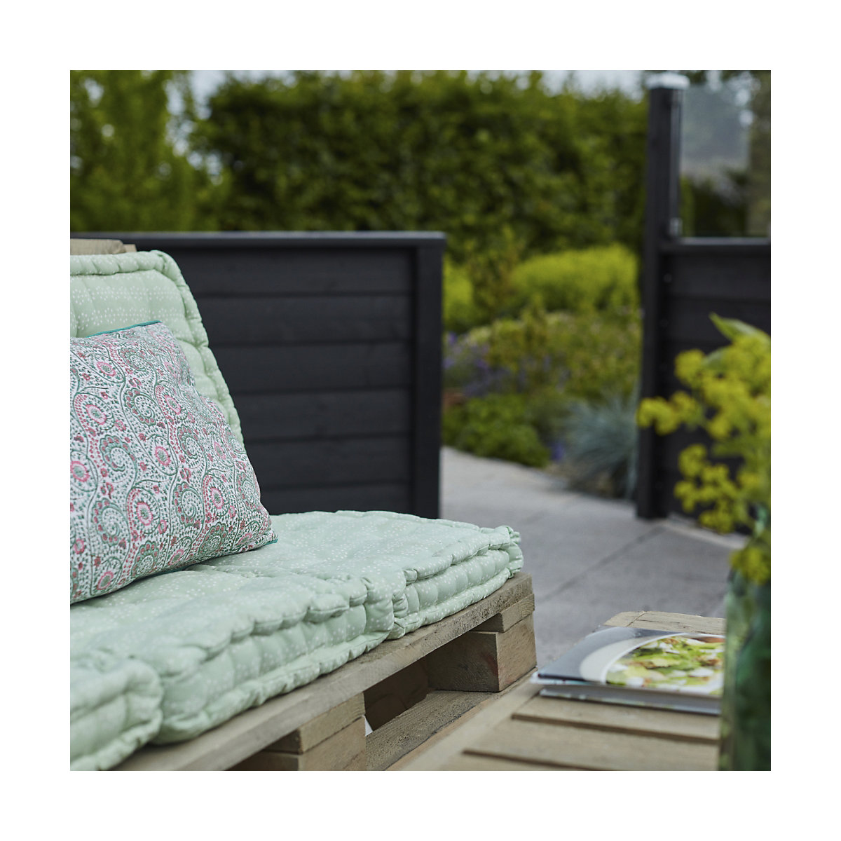 Ogrodzenie profilowe PLUS Klink ze szkłem (Zdjęcie produktu 7)-6