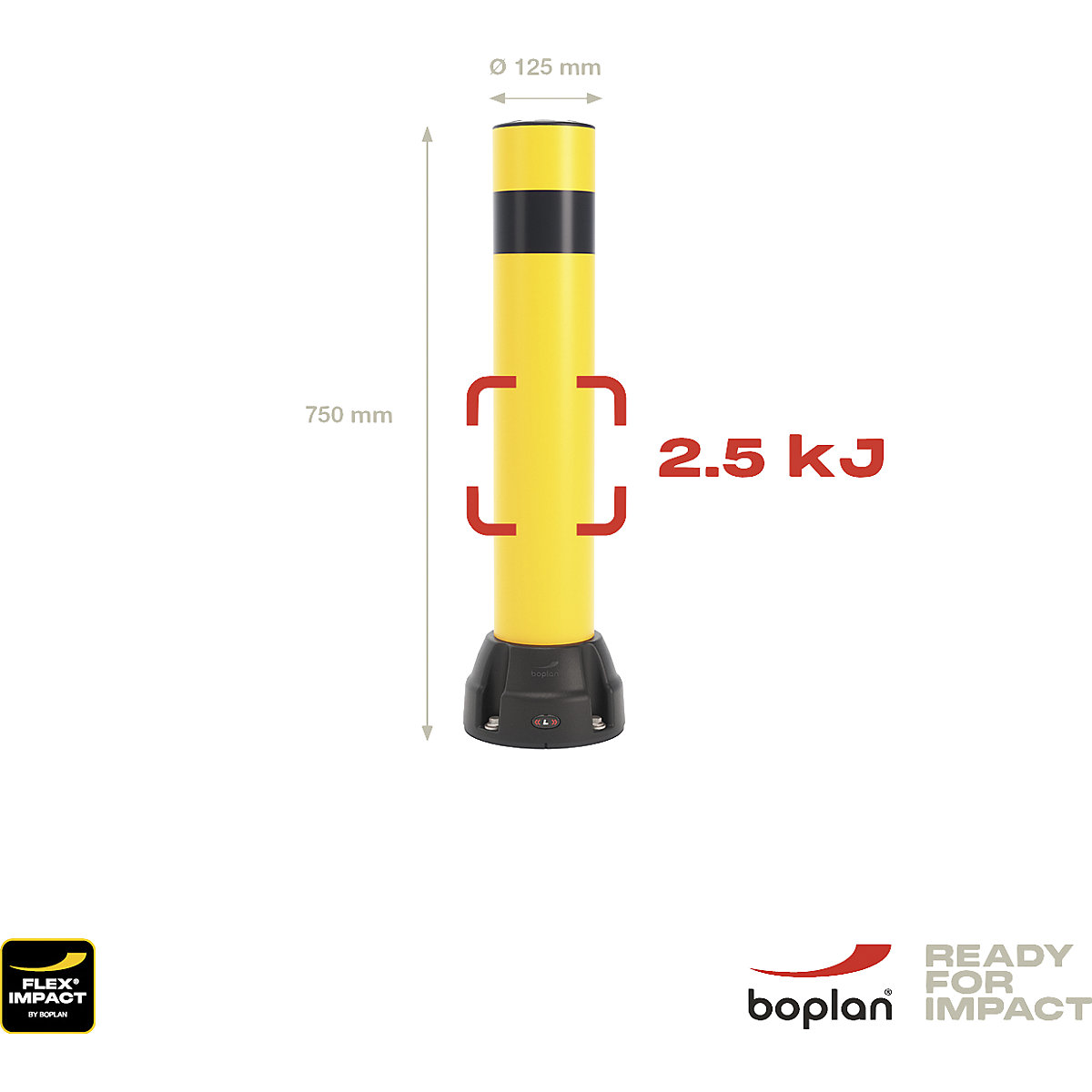 Słupek zabezpieczający 125L – Boplan (Zdjęcie produktu 2)-1