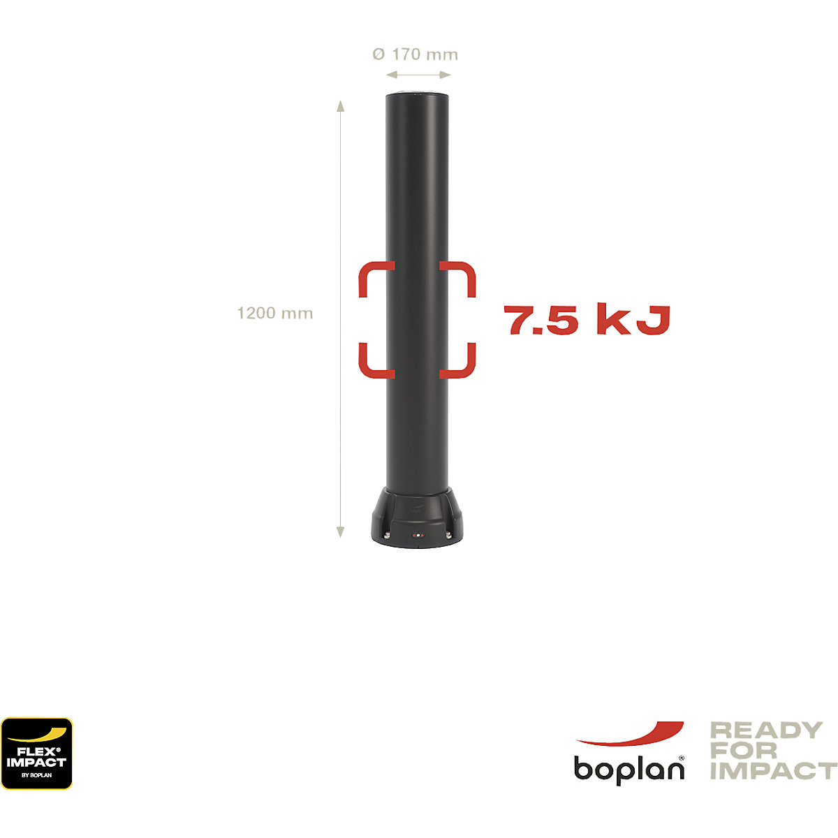 Słupek zabezpieczający 170B – Boplan (Zdjęcie produktu 2)-1