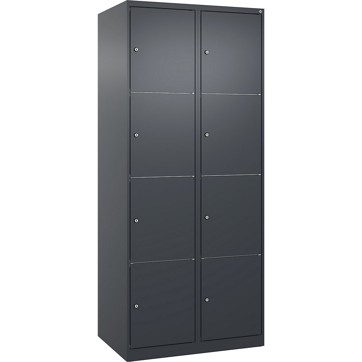 Szafka ze schowkami Classic PLUS, 4 schowki na przedział – C+P (Zdjęcie produktu 2)-1