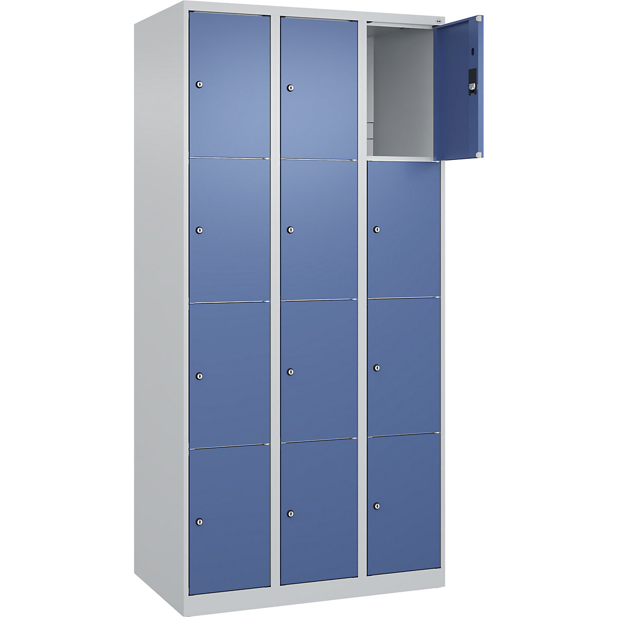 Szafka ze schowkami Classic PLUS, 4 schowki na przedział – C+P (Zdjęcie produktu 5)-4