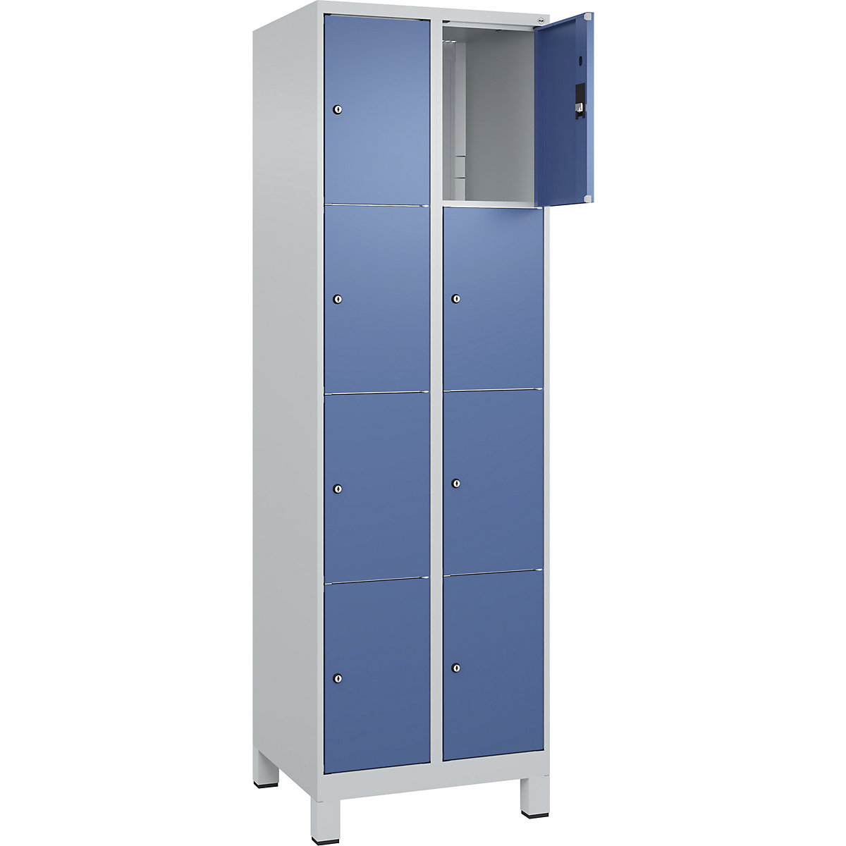 Szafka ze schowkami Classic PLUS, 4 schowki na przedział – C+P (Zdjęcie produktu 4)-3