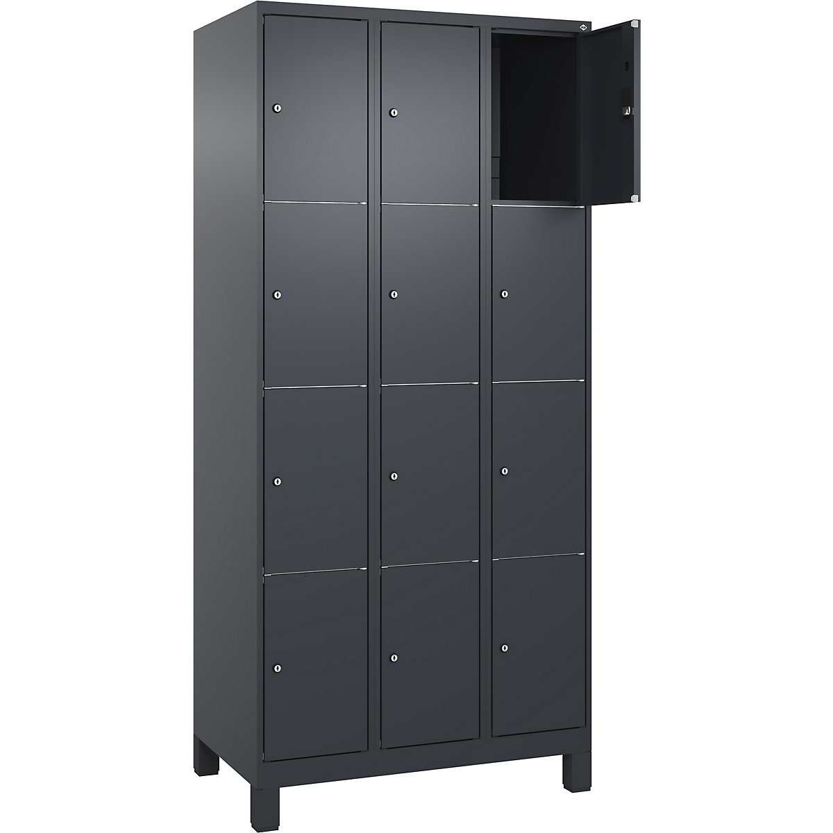 Szafka ze schowkami Classic PLUS, 4 schowki na przedział – C+P (Zdjęcie produktu 5)-4