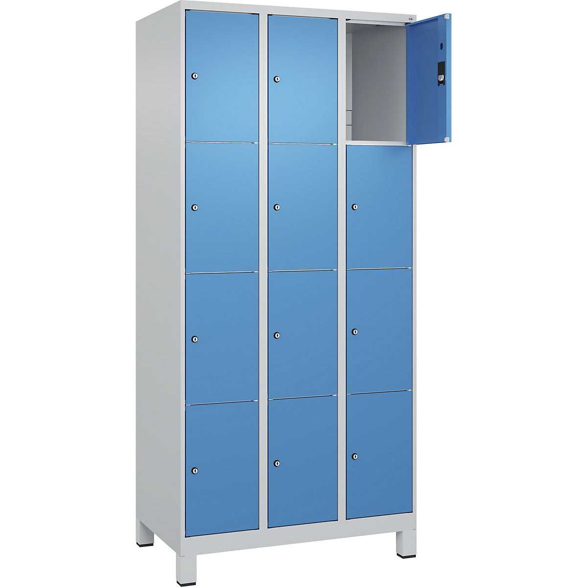 Szafka ze schowkami Classic PLUS, 4 schowki na przedział – C+P (Zdjęcie produktu 5)-4