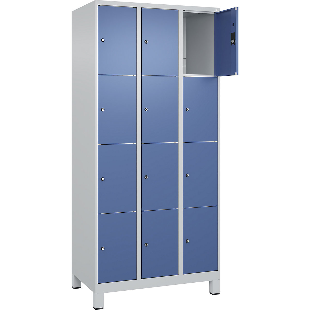 Szafka ze schowkami Classic PLUS, 4 schowki na przedział – C+P (Zdjęcie produktu 5)-4