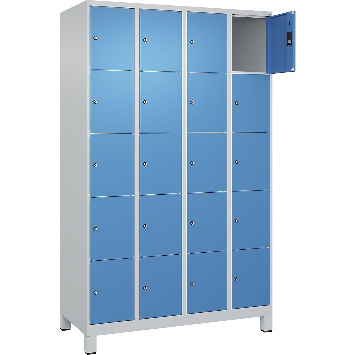 Szafka ze schowkami Classic PLUS, 5 schowków na przedział – C+P (Zdjęcie produktu 4)-3