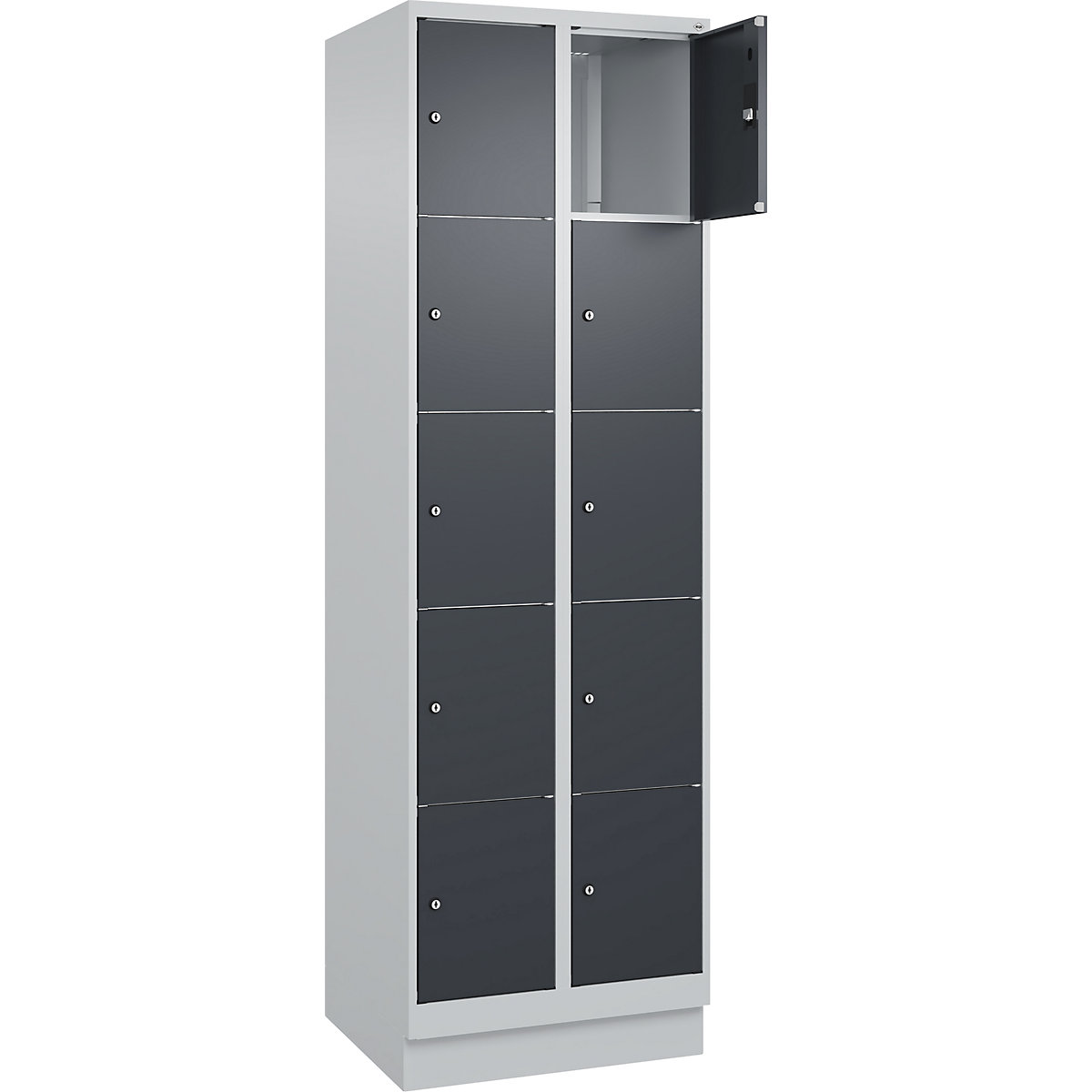 Szafka ze schowkami Classic PLUS, 5 schowków na przedział – C+P (Zdjęcie produktu 5)-4