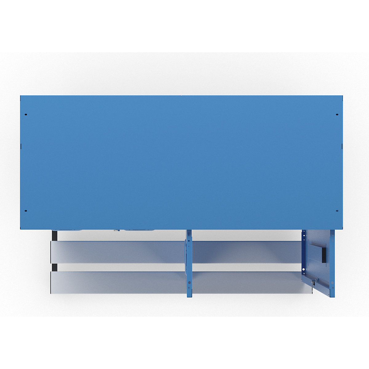 Szafka na odzież prywatną i roboczą Berlin 2 z ławeczką – Wolf (Zdjęcie produktu 6)-5