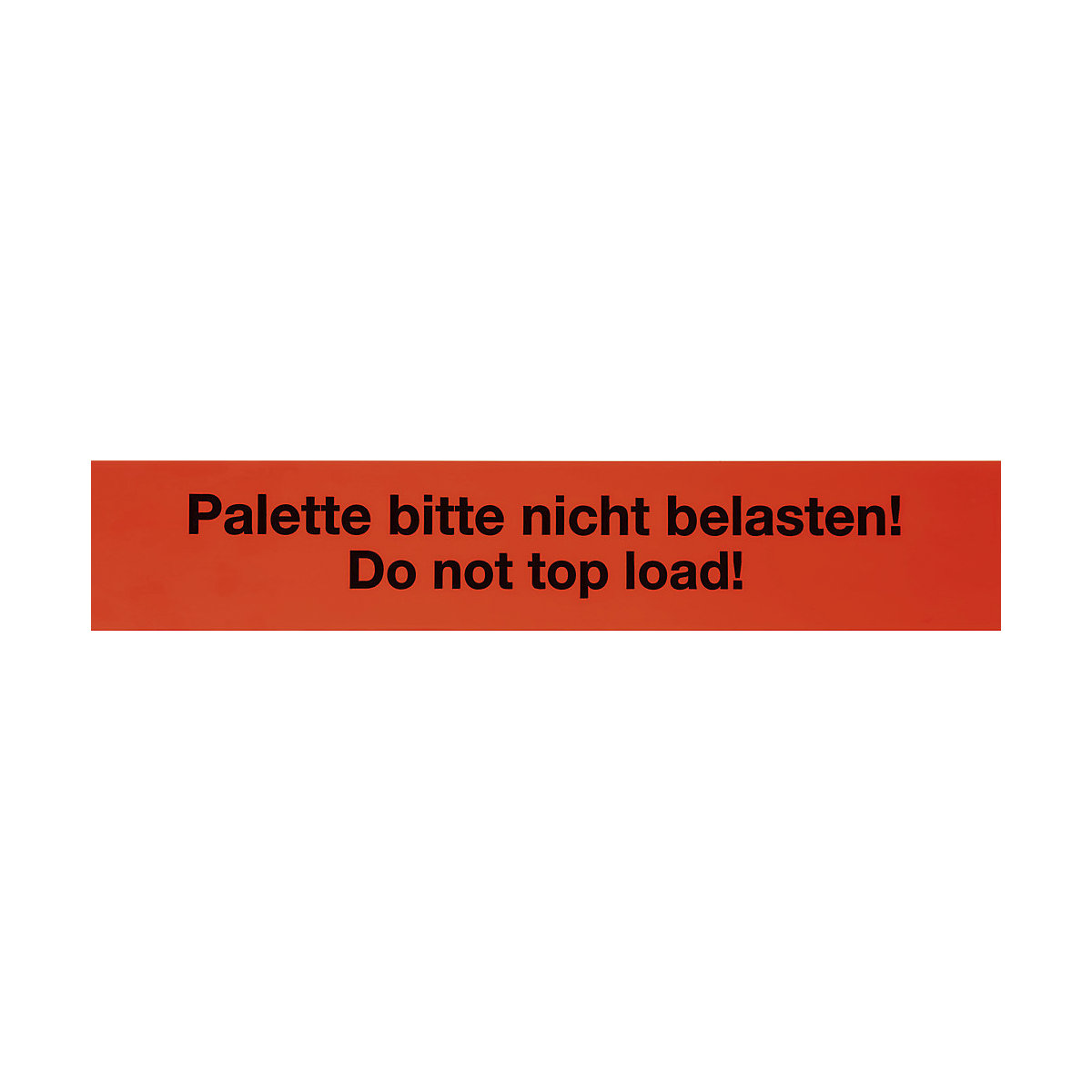 Ruban adhésif de signalisation en PVC – ratioform, impression «Do not top load!», lot de 3, largeur 75 mm-1