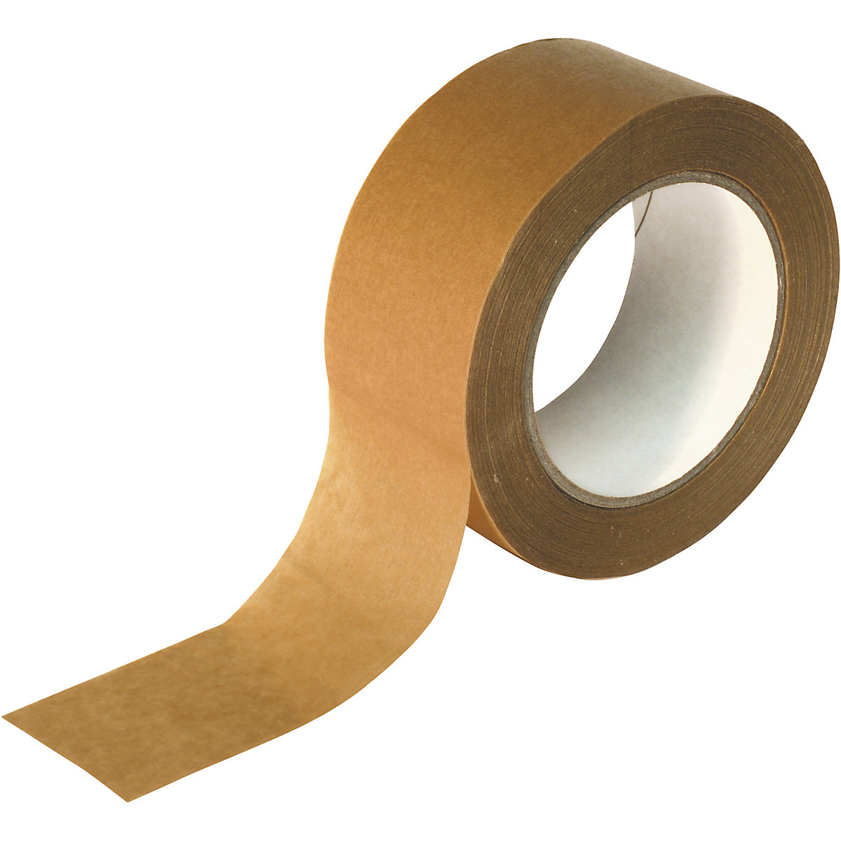 Ruban adhésif d'emballage en papier, largeur 50 mm, marron