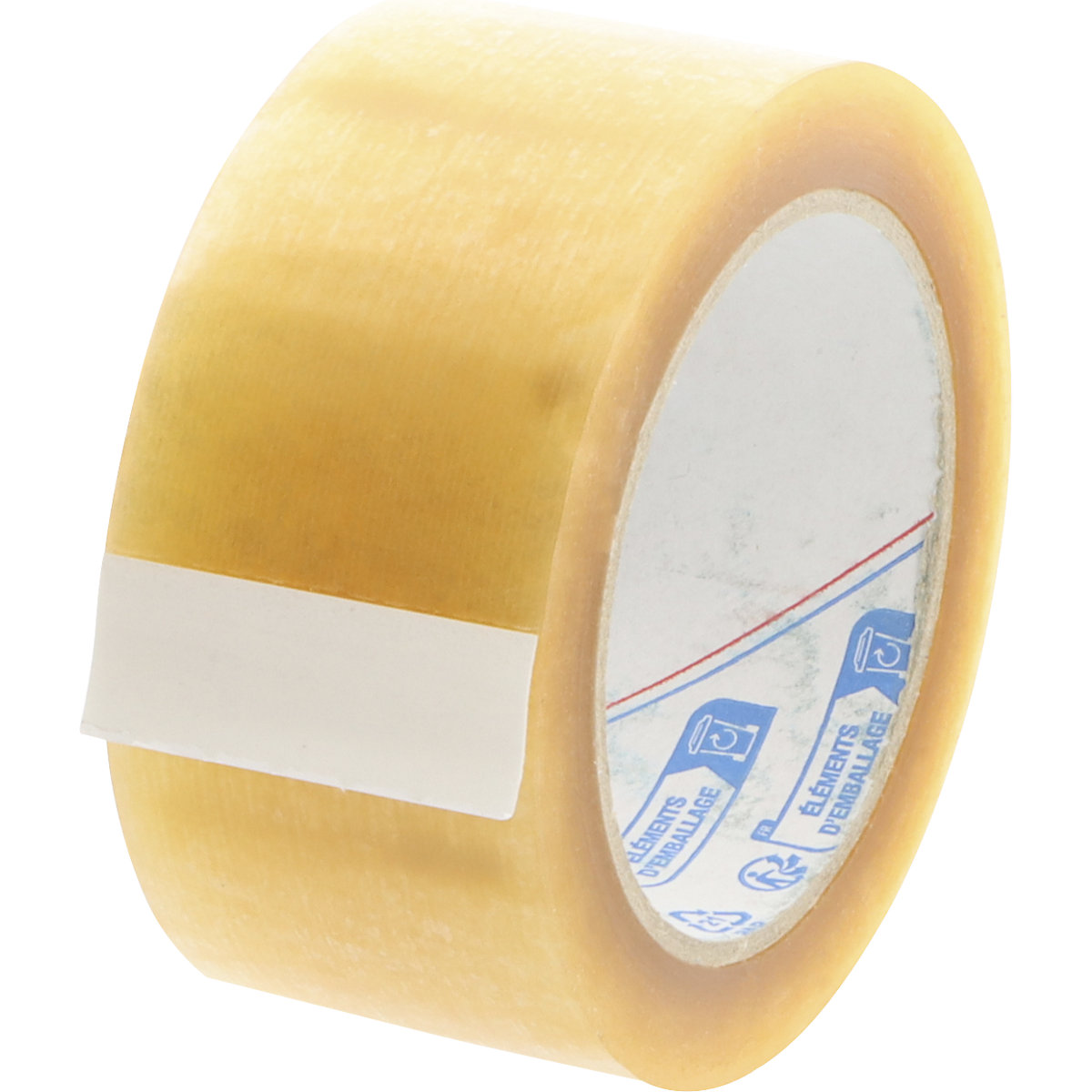Ruban d'emballage en polypropylène Low-Noise – ratioform, caoutchouc naturel, lot de 6 rouleaux, transparent, largeur 50 mm-1