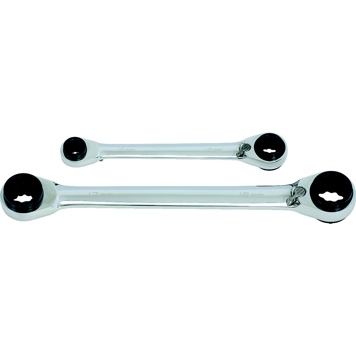 Conjunto de chaves de luneta duplas com roquete 4 em 1 GEARplus, reversíveis – KS Tools (Imagem do produto 3)-2