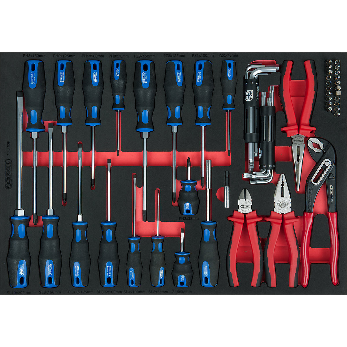 Conjunto de alicates e chaves de parafusos – KS Tools (Imagem do produto 2)-1