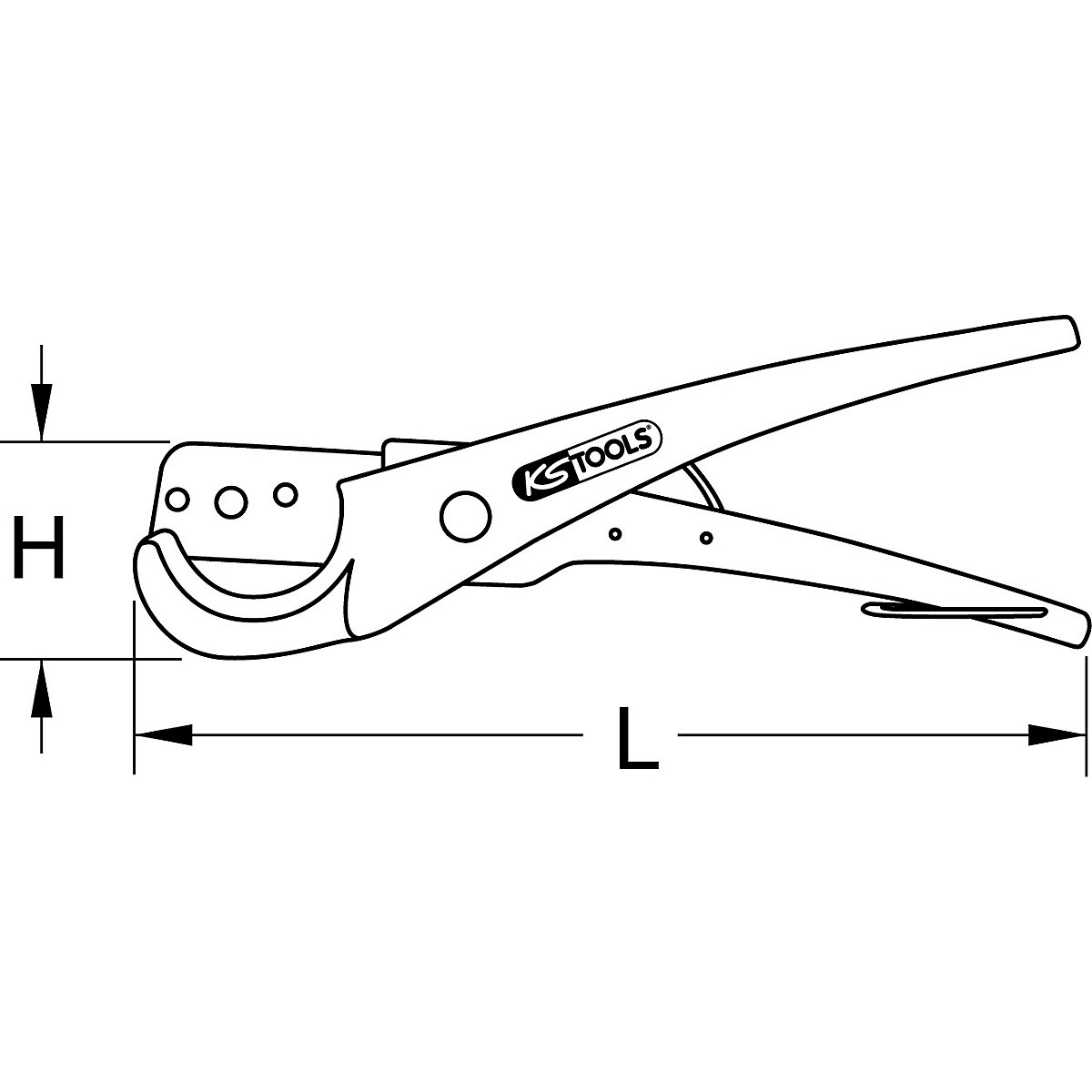 Dispositivo de corte de mangueiras – KS Tools (Imagem do produto 4)-3