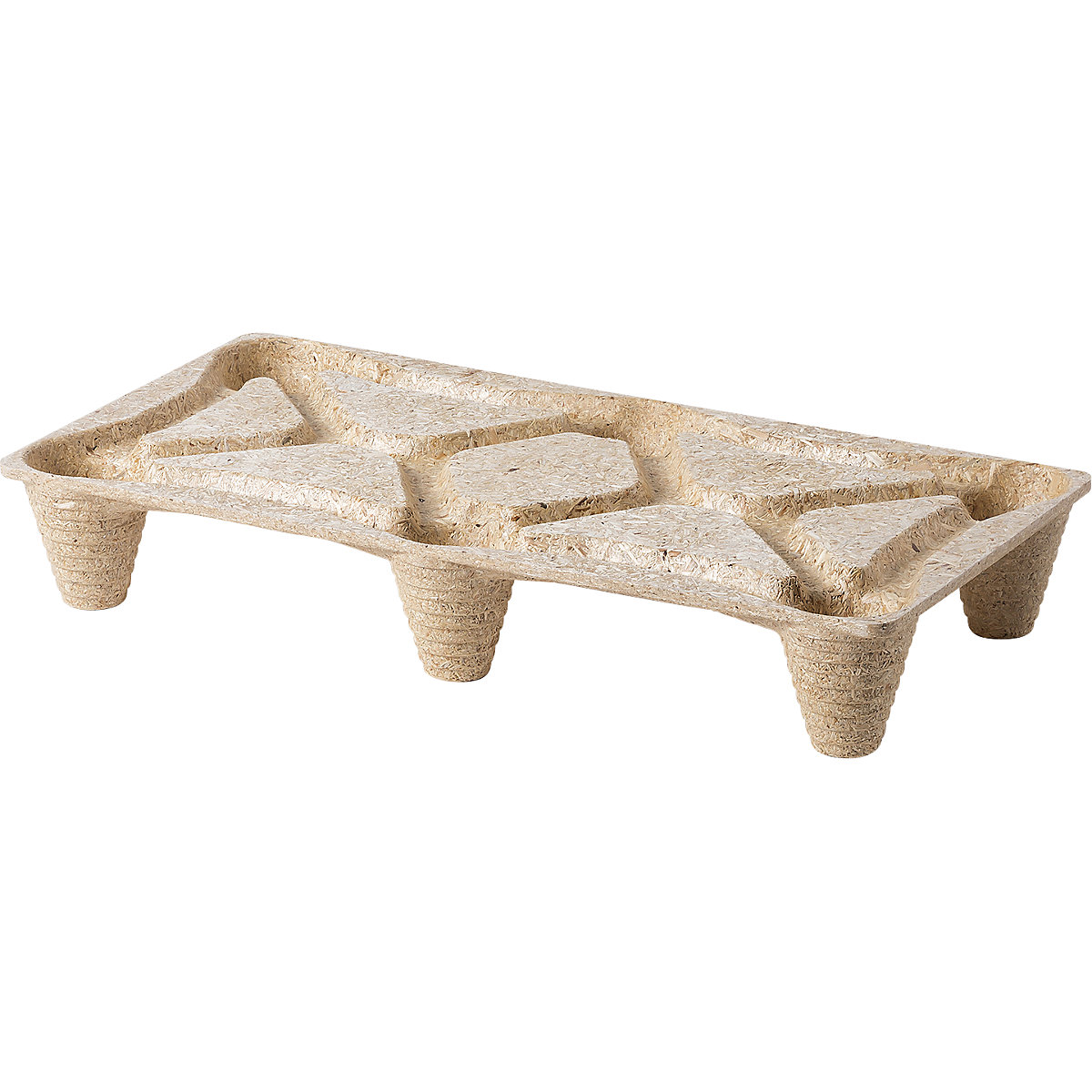 Pallet in legno pressato – ratioform terra, marrone, lungh. x largh. 800 x 400 mm, 1600 kg-6