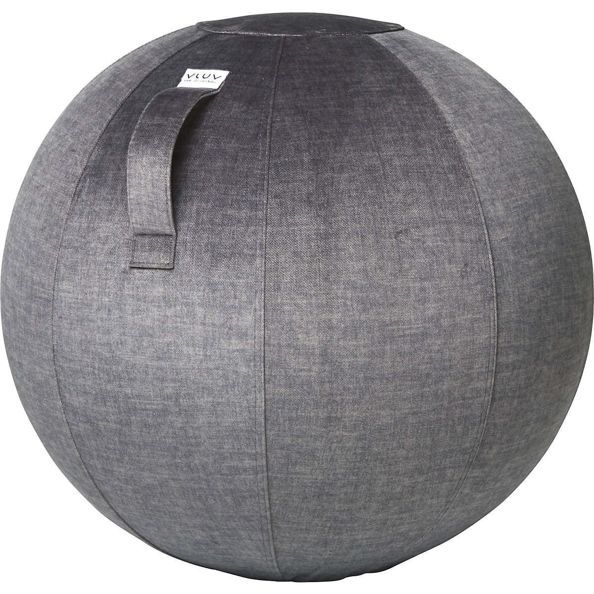 VLUV VARM Sitzball, aus Samtstoff, 600 – 650 mm, anthrazit