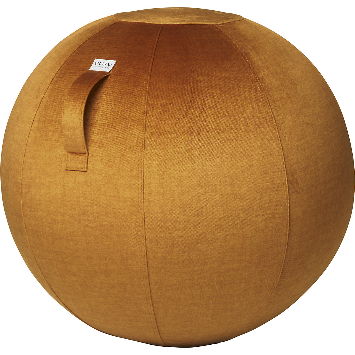 VARM Sitzball VLUV, aus Samtstoff, 700 – 750 mm, pumpkin-8