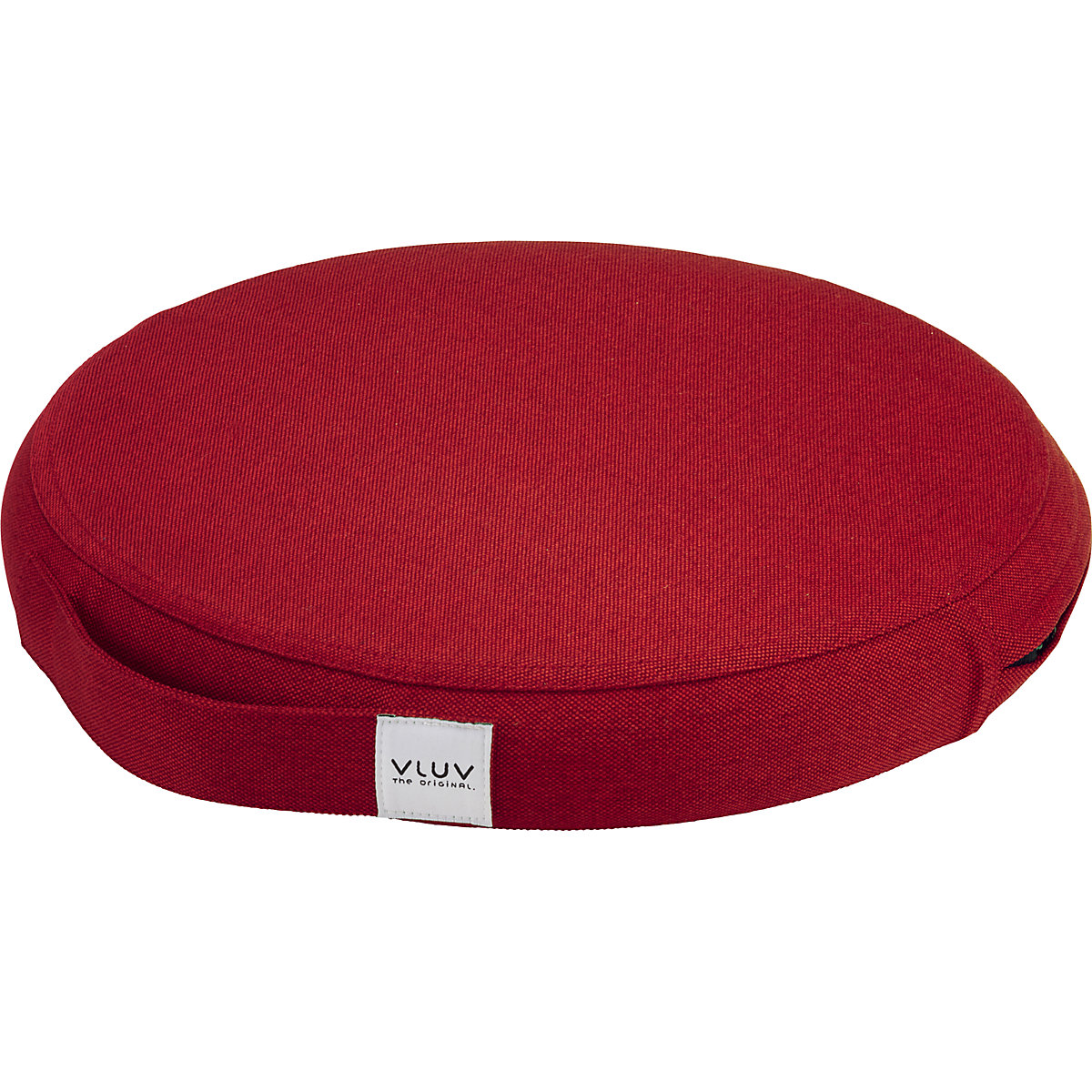 Coussin d'équilibre PIL&PED LEIV – VLUV, avec habillage tissu, Ø 400 mm, rouge rubis-10
