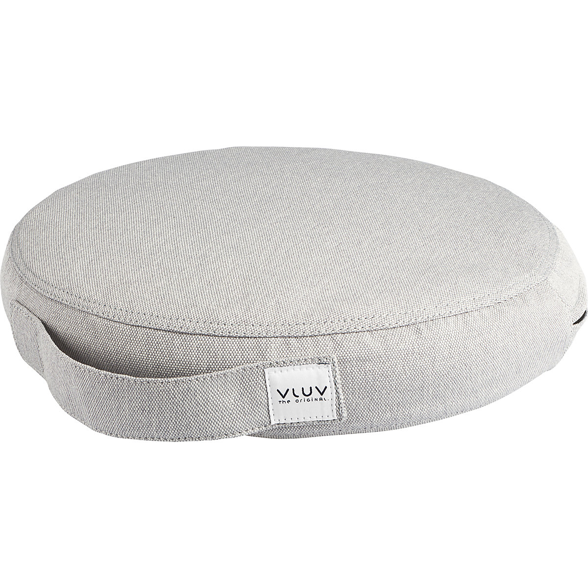 PIL&PED LEIV balance cushion – VLUV, with fabric cover, Ø 360 mm, silver grey