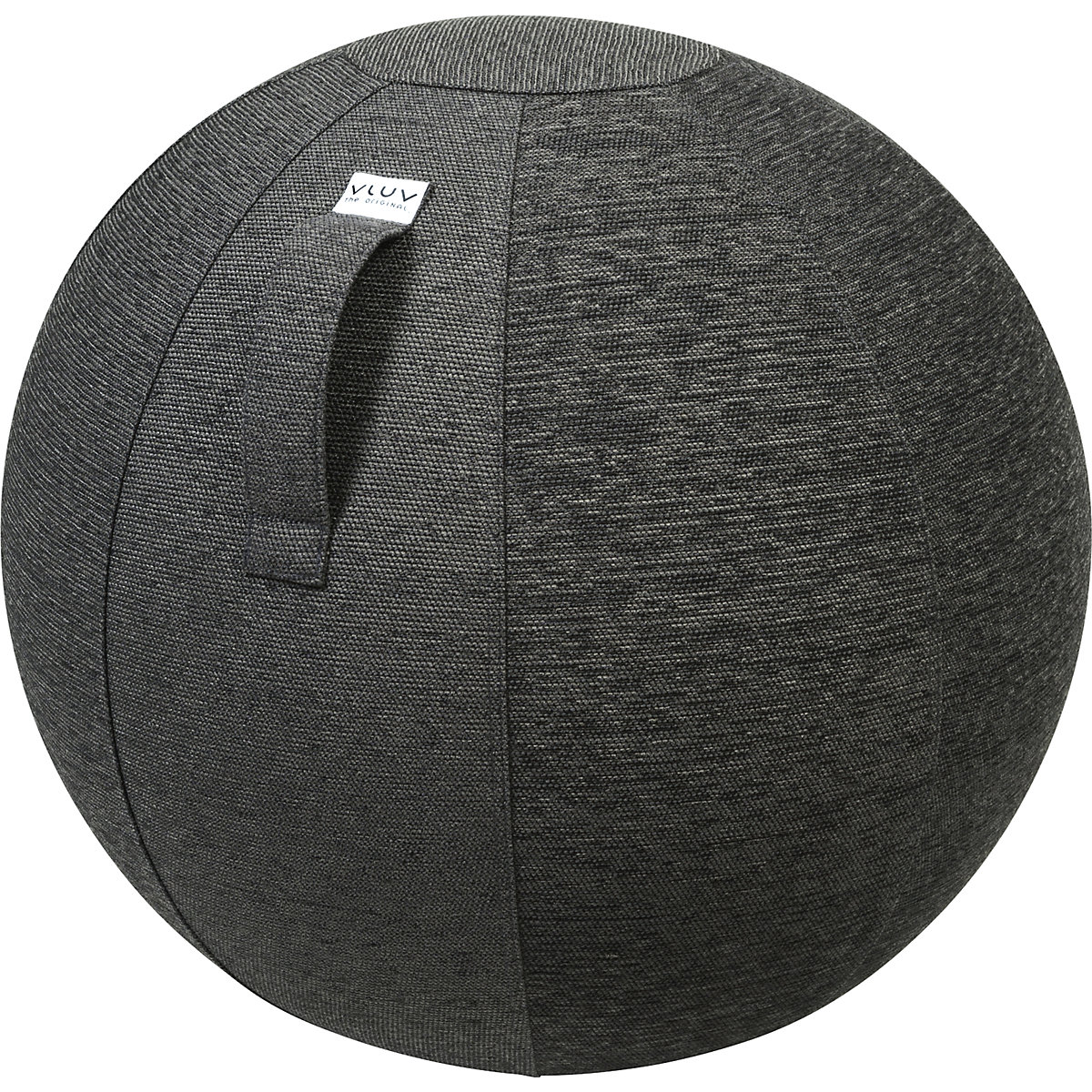 STOV Swiss ball – VLUV, fabric version, 600 – 650 mm, charcoal