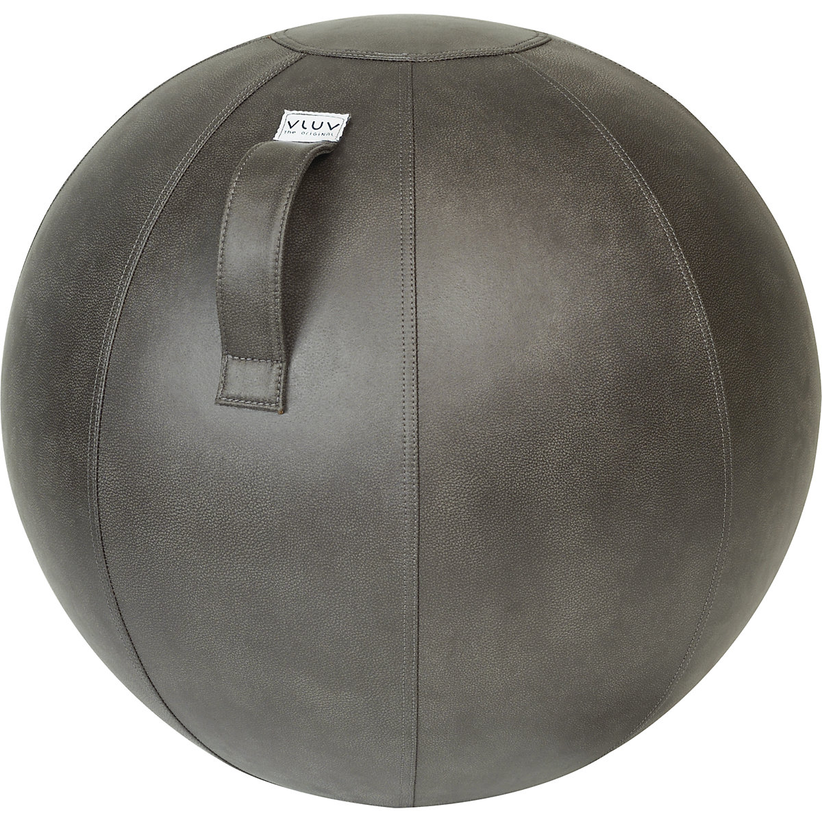 VEEL Swiss ball – VLUV, microfibre vinyl, 600 – 650 mm, elephant