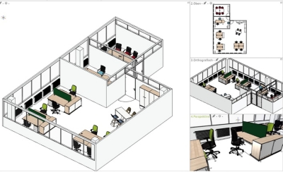 CAD Planung für Büroräume