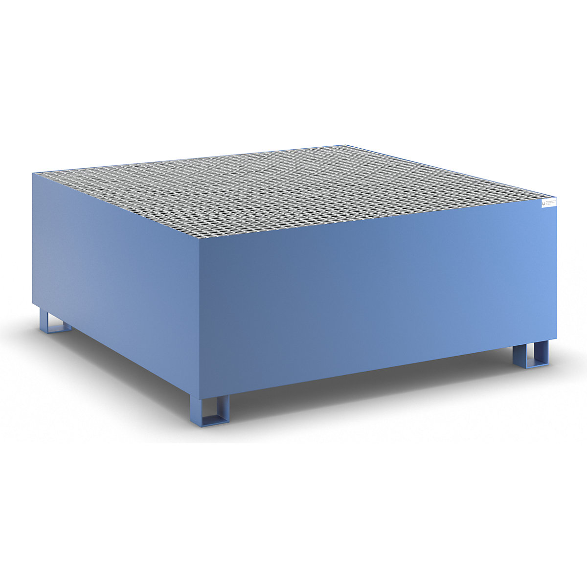 Stahl-Auffangwanne für Tankcontainer IBC/KTC eurokraft basic (Produktabbildung 5)-4