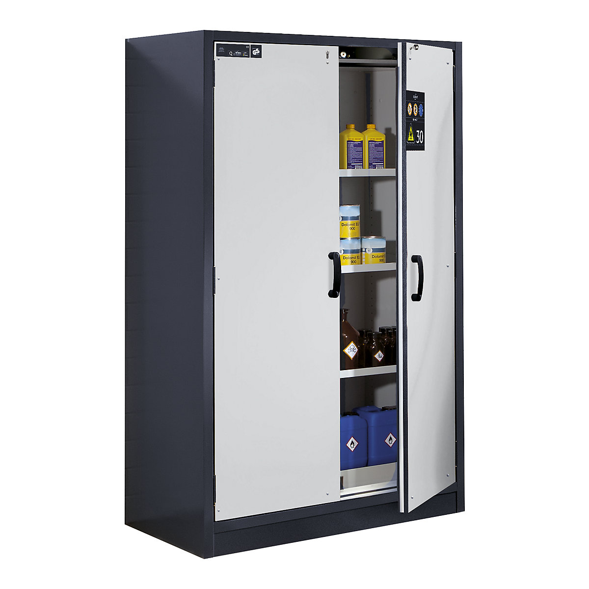 Feuerbeständiger Gefahrstoffschrank Typ 30 asecos (Produktabbildung 2)-1