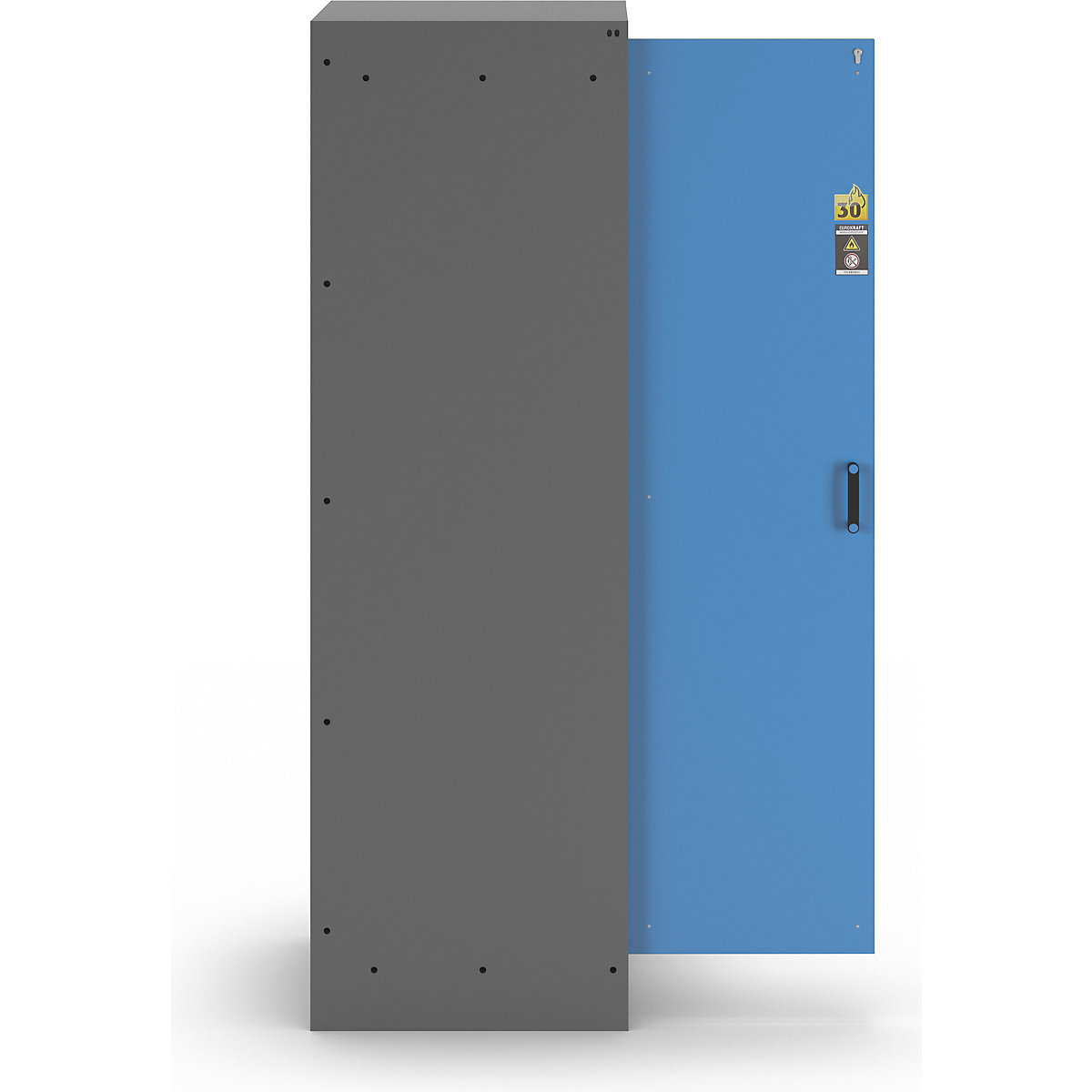 Feuerbeständiger Gefahrstoffschrank Typ 30 eurokraft pro (Produktabbildung 5)-4