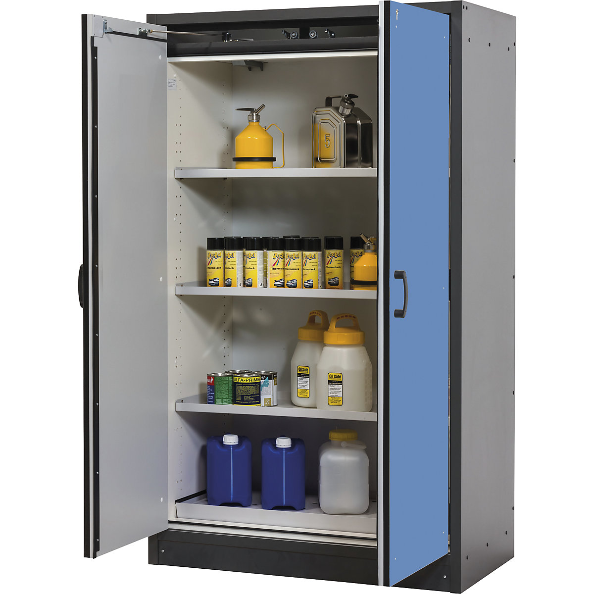 Feuerbeständiger Gefahrstoffschrank Typ 30 eurokraft pro (Produktabbildung 2)-1