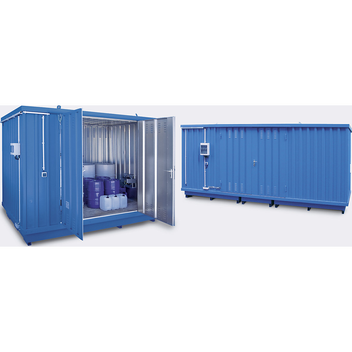 Gefahrstoff-Container auch zur aktiven Lagerung entzündbarer Stoffe (Produktabbildung 3)