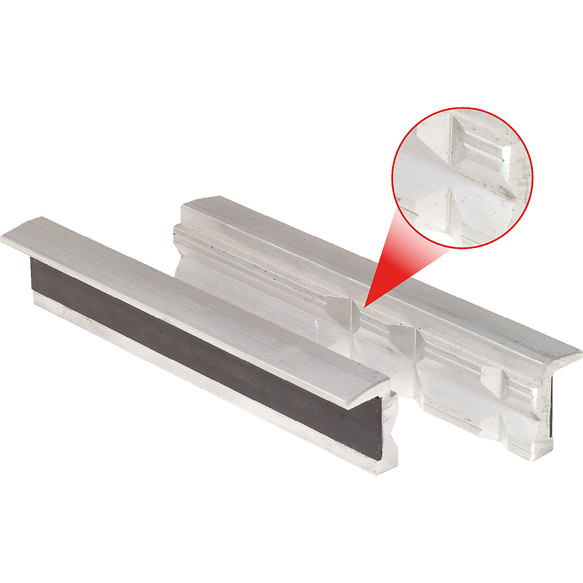 Protective aluminium vice jaws – KS Tools (Product illustration 3)-2