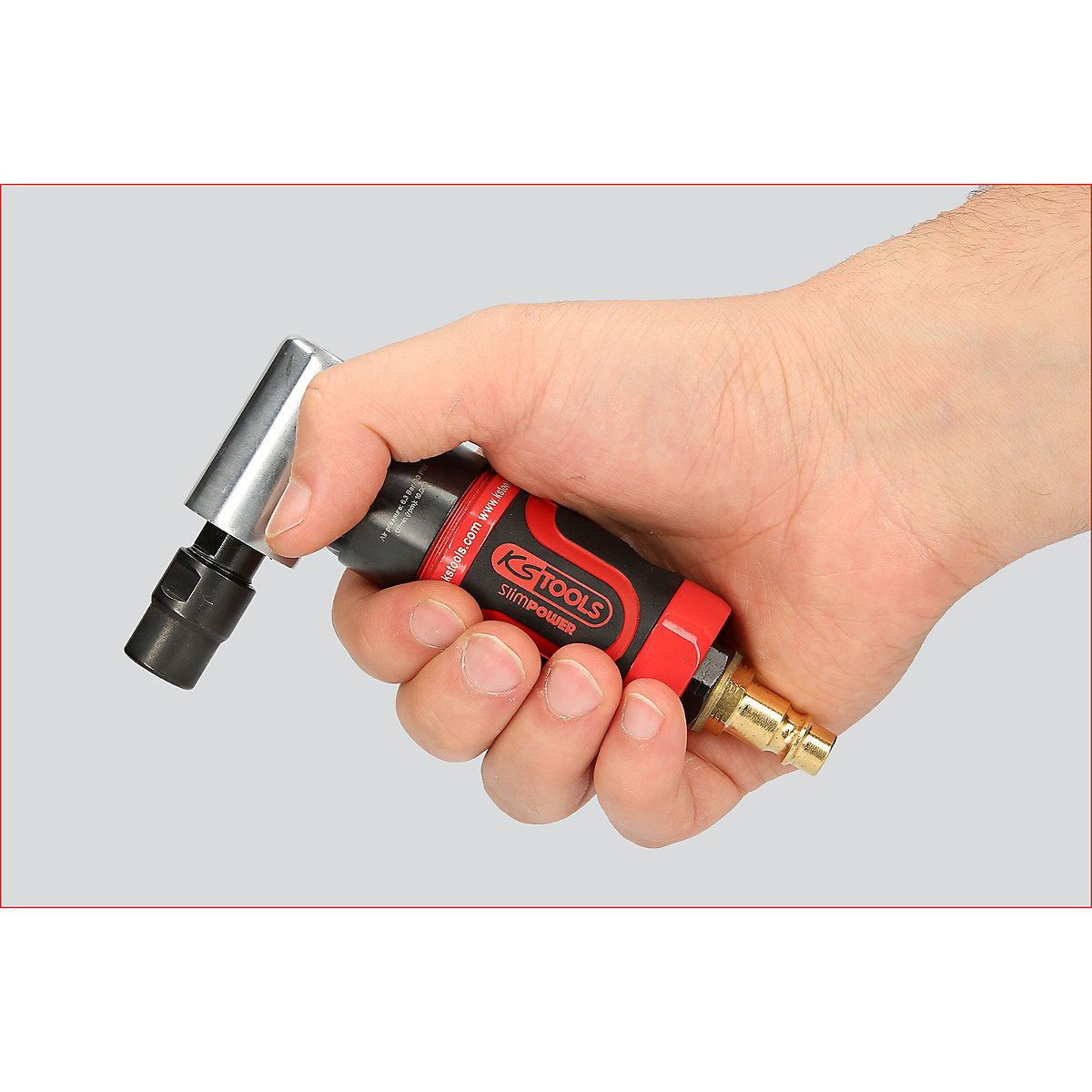SlimPOWER mini pneumatic angled die grinder – KS Tools (Product illustration 4)-3
