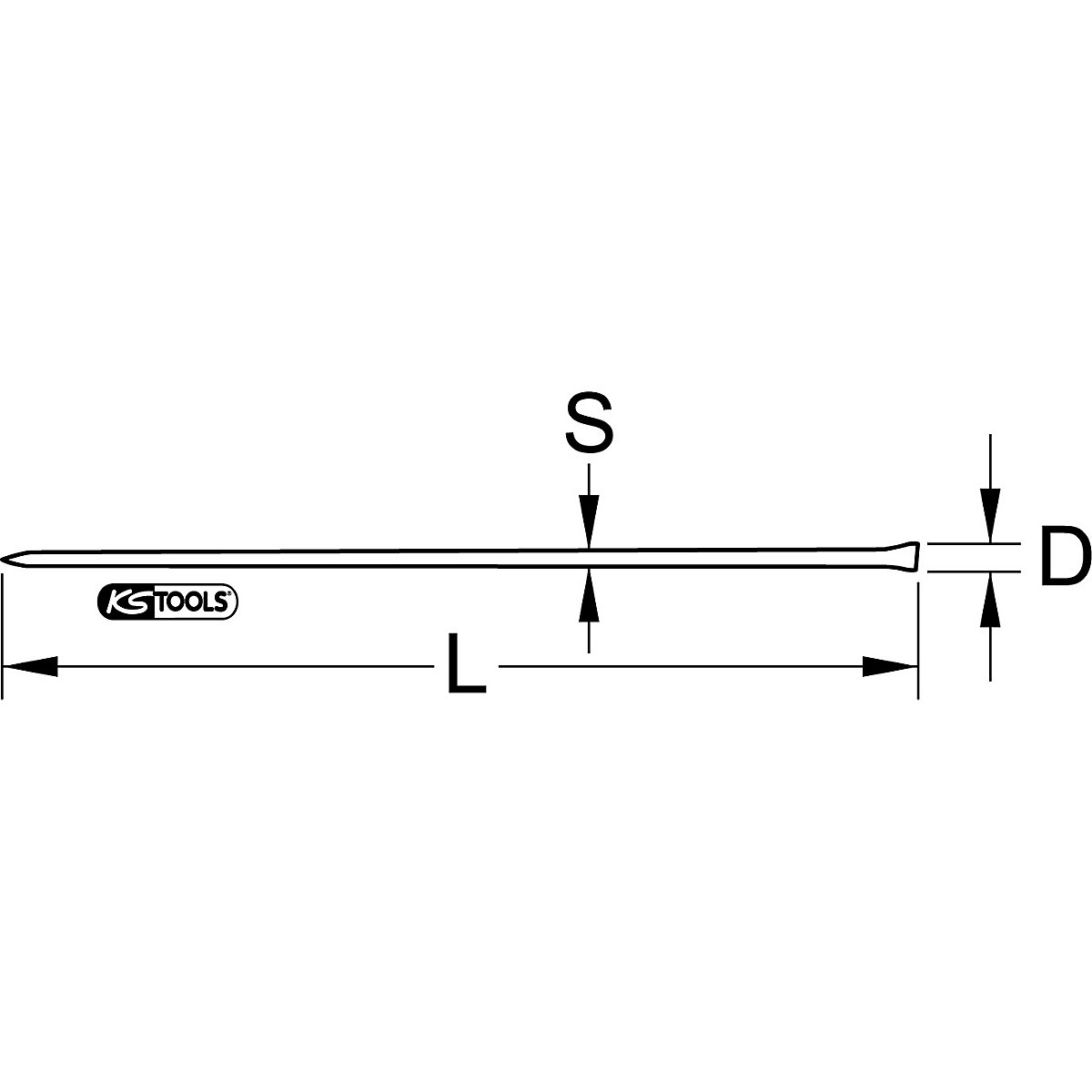 Crowbar – KS Tools (Product illustration 2)-1