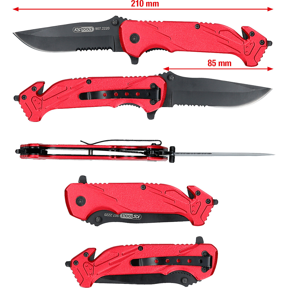 Folding knife – KS Tools (Product illustration 4)-3