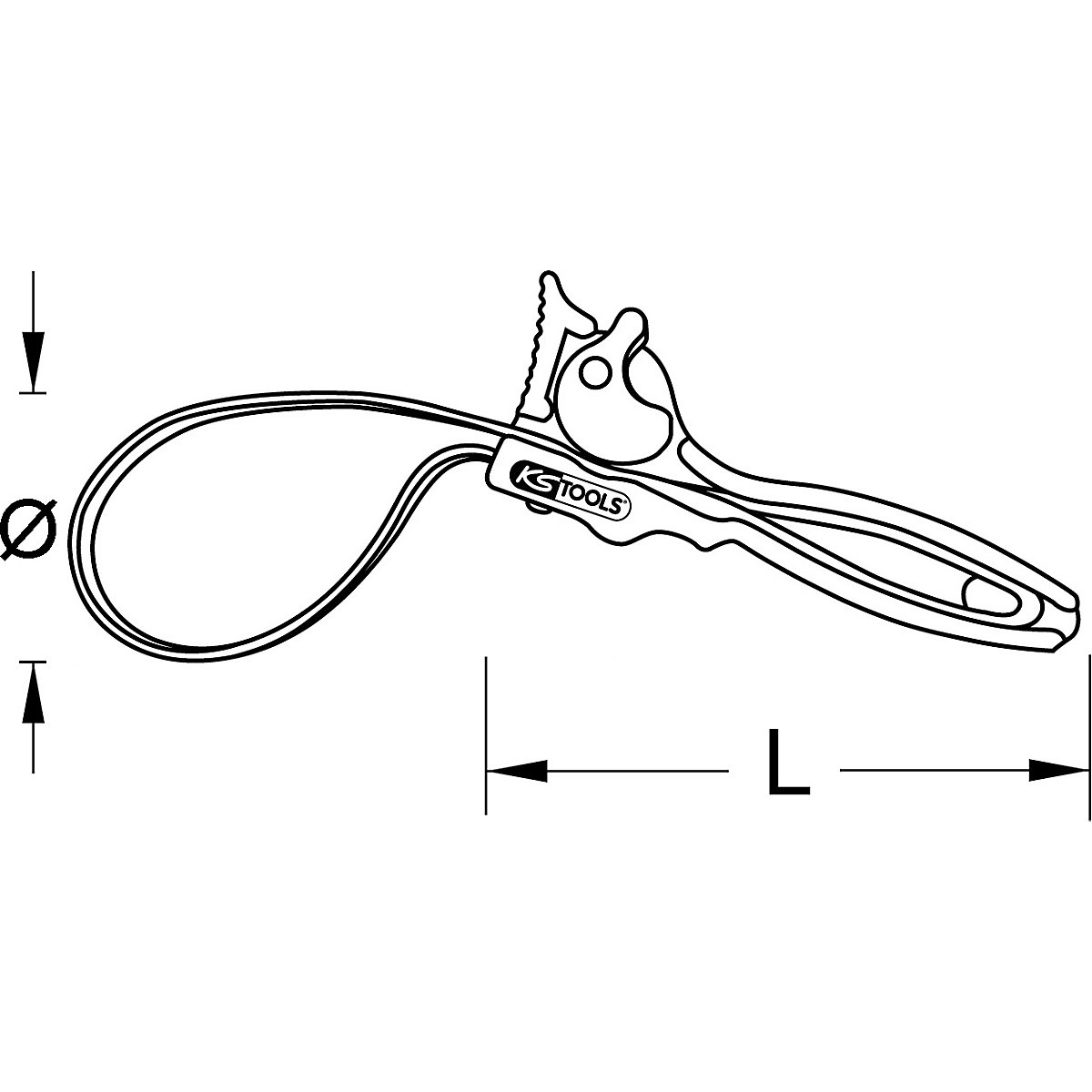 Belt wrench – KS Tools (Product illustration 6)-5