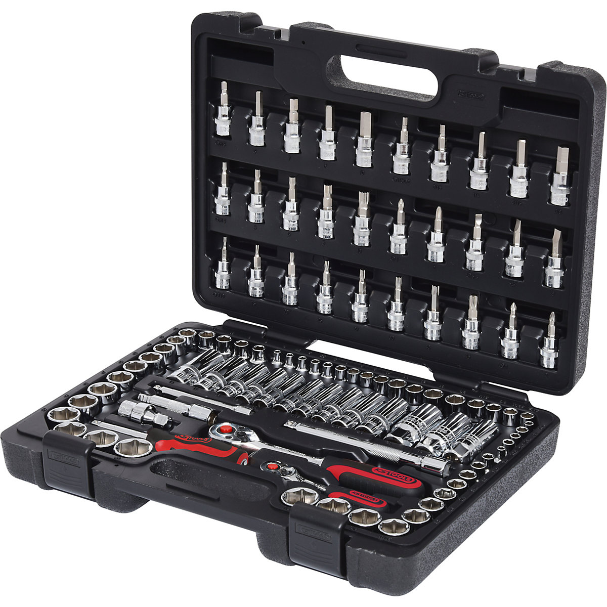 1/4'' + 3/8'' CHROMEplus socket set - KS Tools