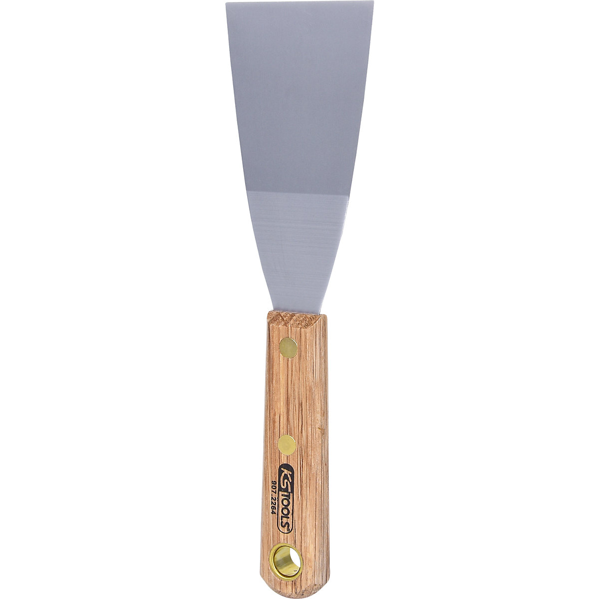 Roestvaststalen spatel – KS Tools, houten handgreep, breedte = 63 mm-5