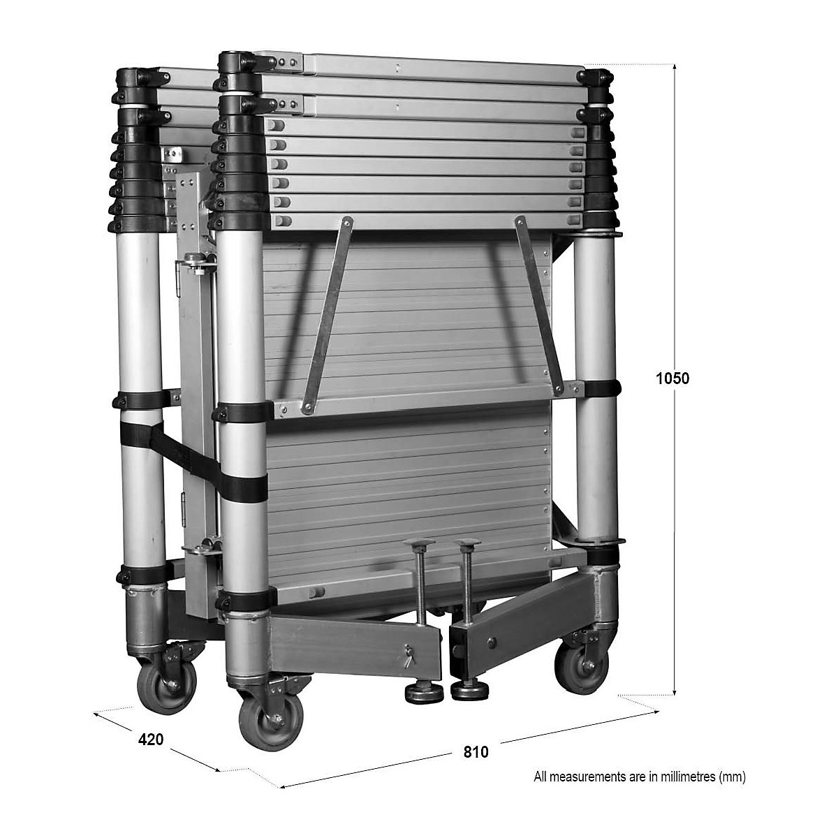 Mobile Telescopic Scaffold Tower (Product illustration 4)-3