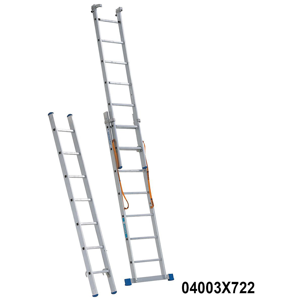 Industrial Triple Extension Aluminium Combination Ladder (Product illustration 4)-3