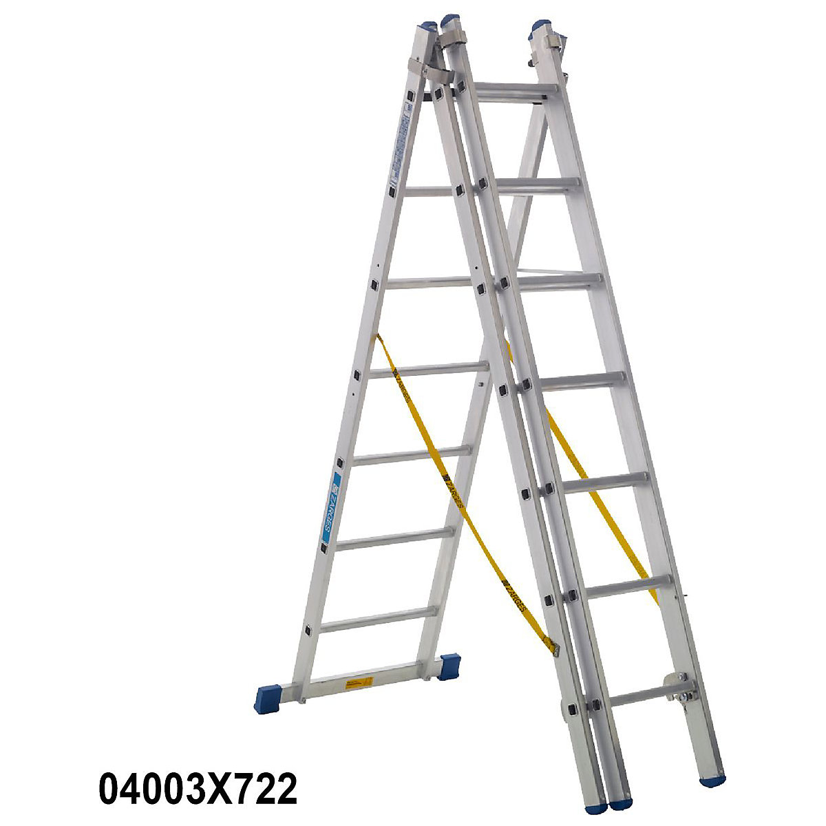 Industrial Triple Extension Aluminium Combination Ladder (Product illustration 3)-2