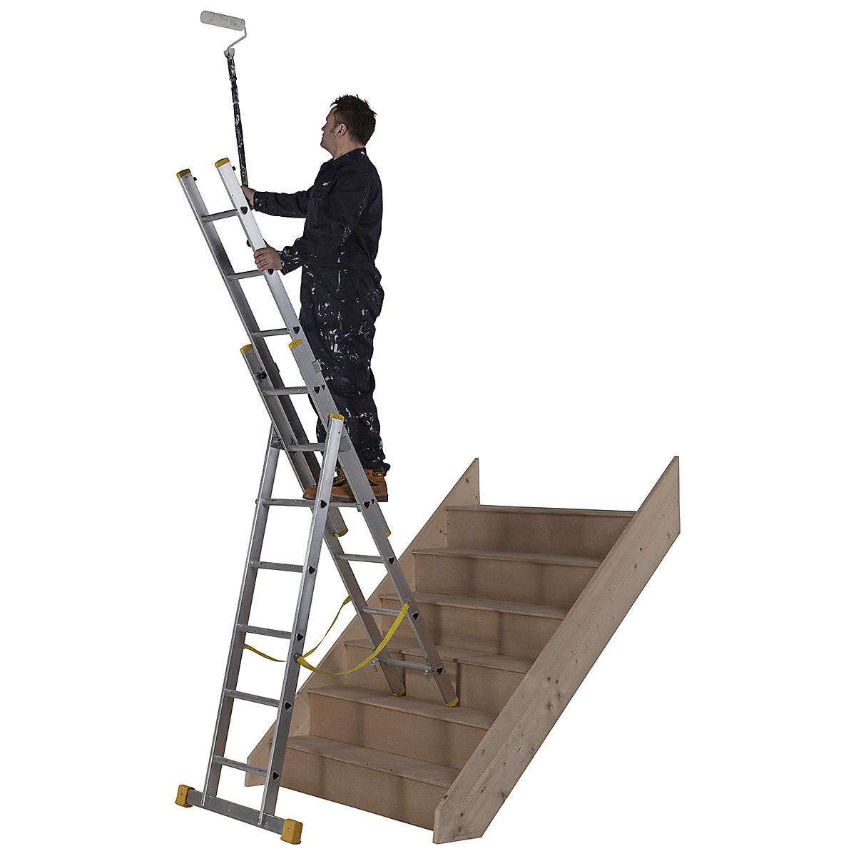 Werner Box Section Triple extension Ladder