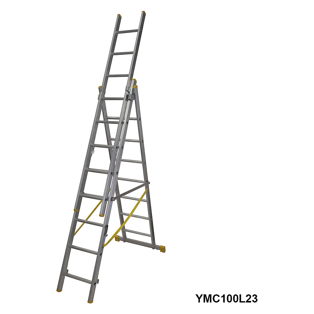 Werner Box Section Triple extension Ladder (Product illustration 5)-4