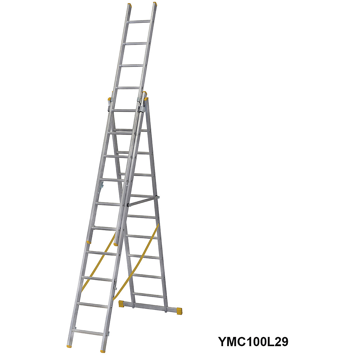 Werner Box Section Triple extension Ladder (Product illustration 7)-6