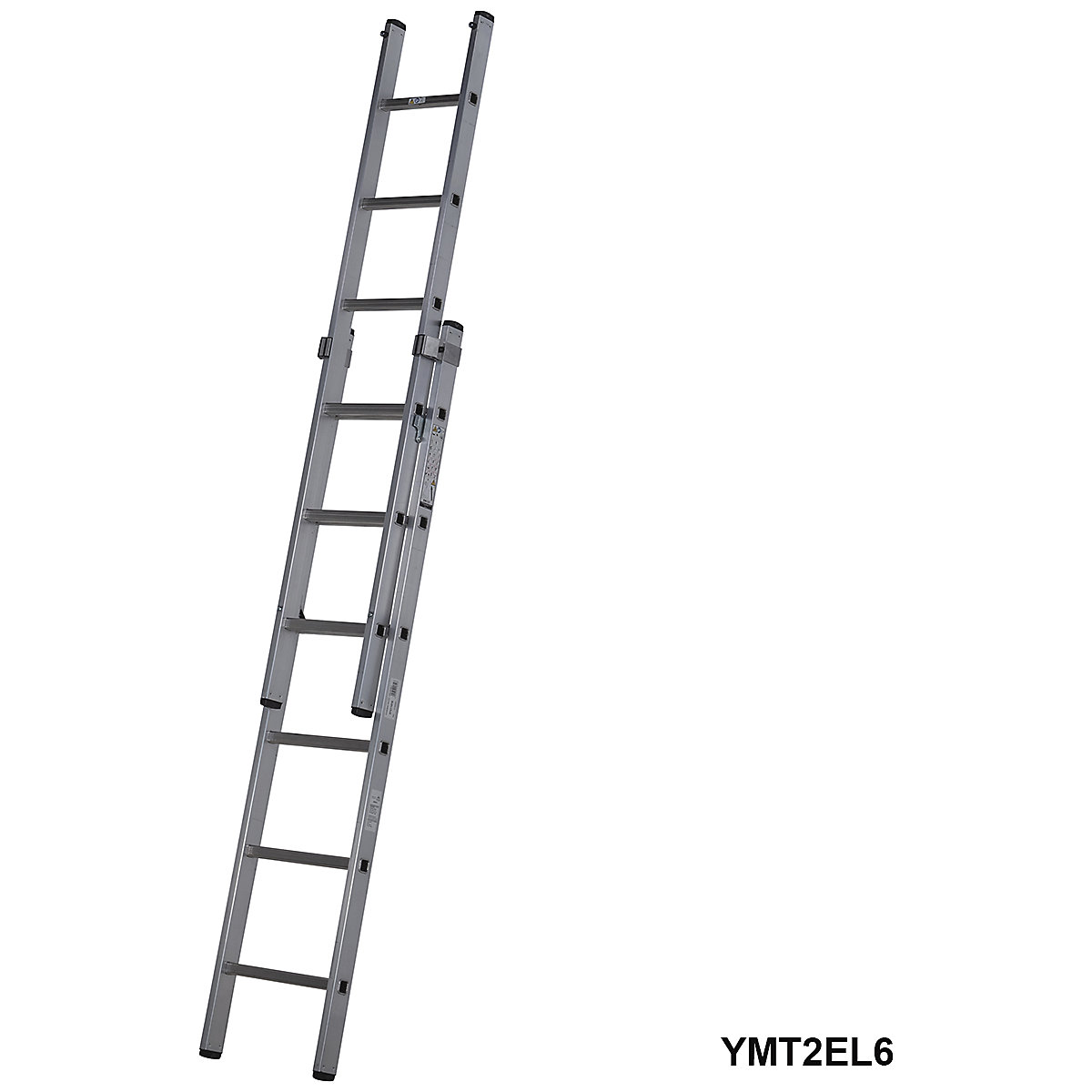 Werner Square Rung 2 Section Extension Ladder (Product illustration 3)-2