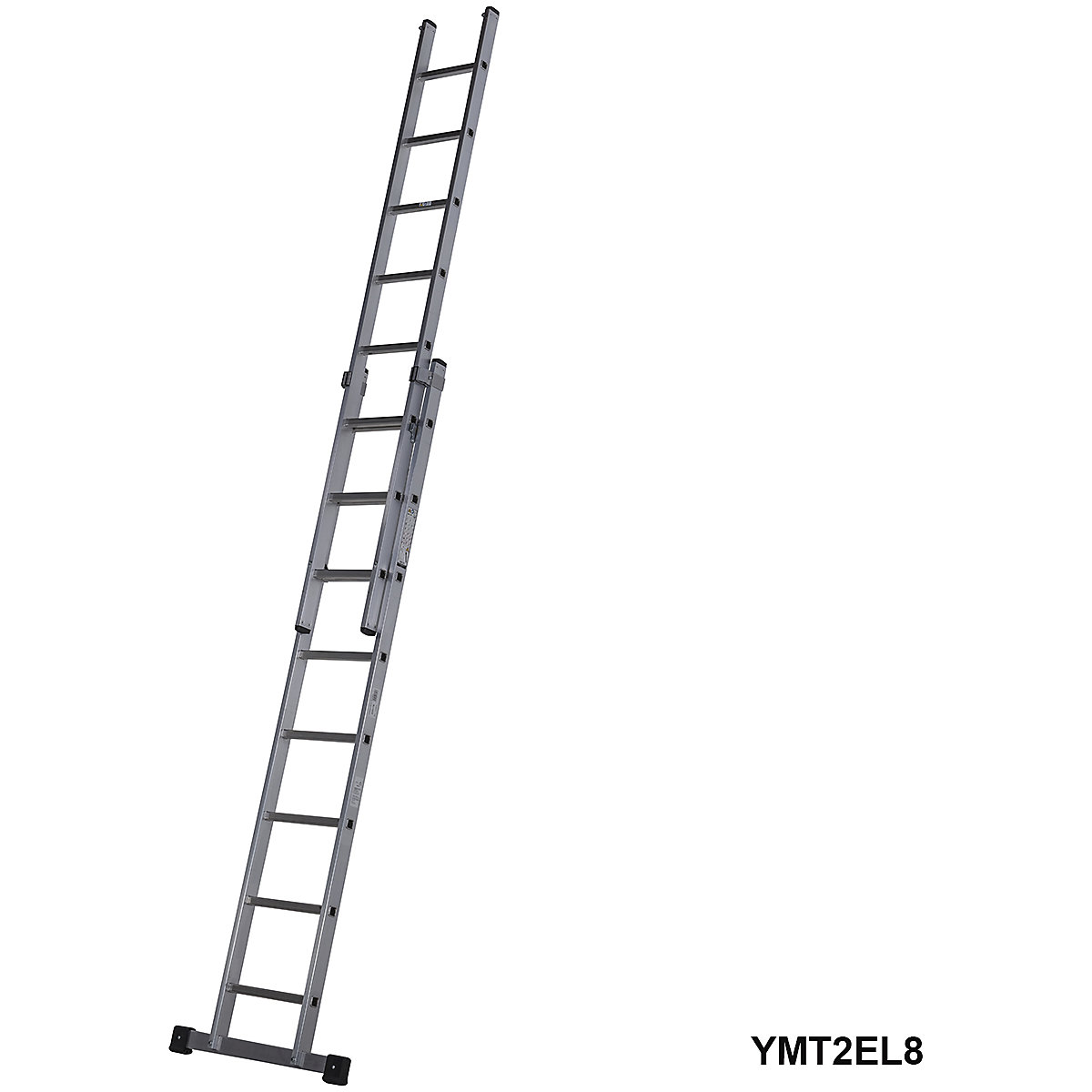 Werner Square Rung 2 Section Extension Ladder (Product illustration 4)-3