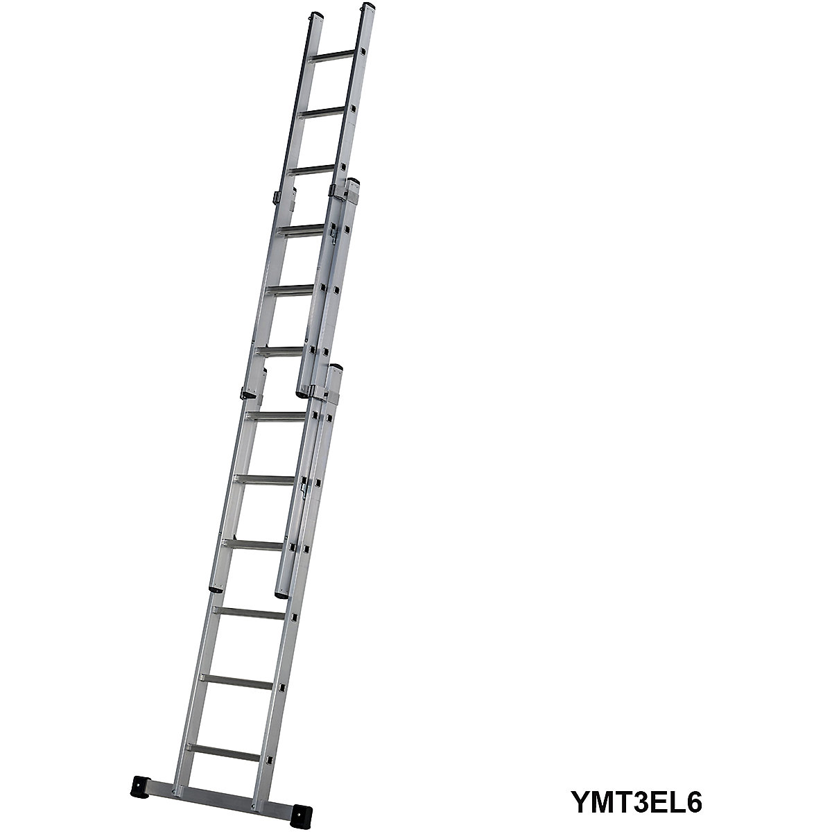 Werner Square Rung 3 Section Extension Ladder (Product illustration 3)-2